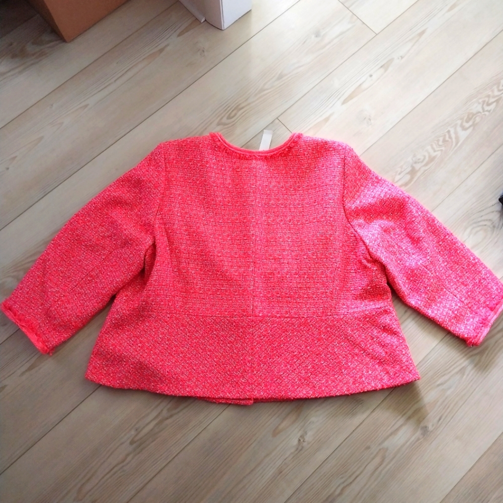 NWT Talbots Tweed Peplum Jacket - Picture 4 of 5